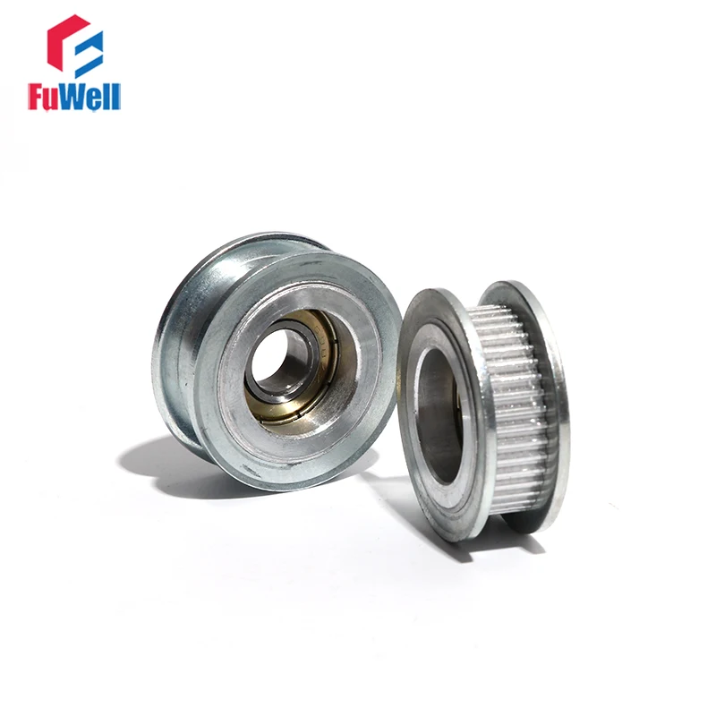 2GT Idler Belt Pulley 40T 7mm/11mm Belt Width GT2 Timing Pulley With/Without Teeth 3/4/5/6/7/8/10mm Bore 40Teeth Bearing Pulley