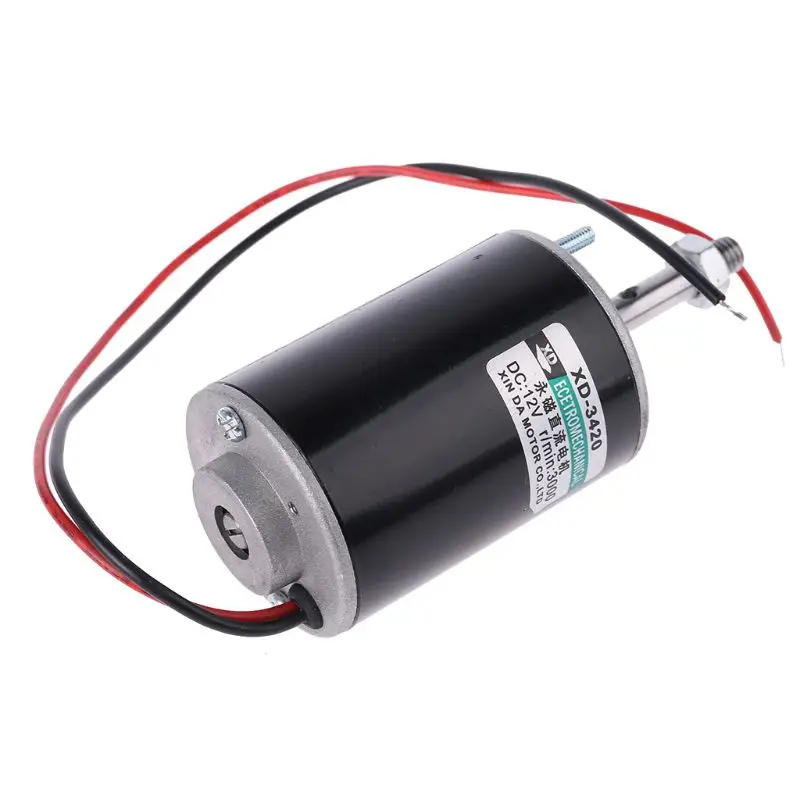 DC 12V 3000RPM Electric Permanent Magnet High Speed Motor 30W CW/CCW Control For DIY Generator