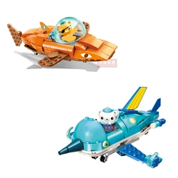 Cartoons Animation Octonauts Barnacles Kwazii Serise Bricks Building Blocks Toys for Children Kids Boy Girl Gifts Model Dolls