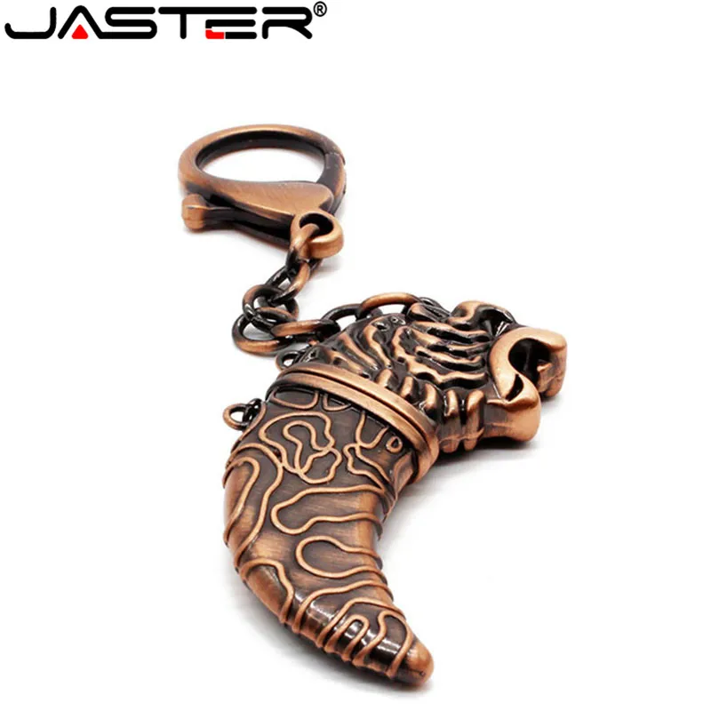 

JASTER metal copper saber shape usb flash drive Memory stick knife pendrive USB 2.0 4GB 8GB 16GB 32GB 64GB keychain gift