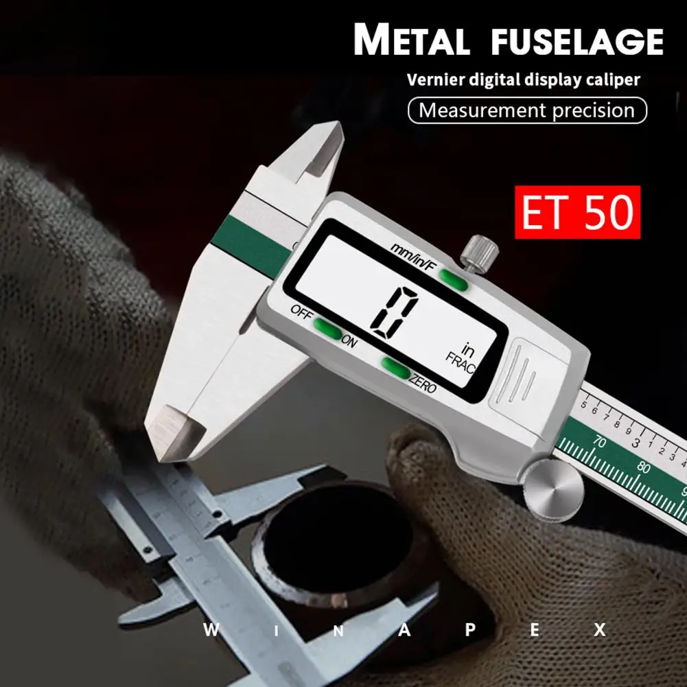 Imagem -06 - Digital Caliper Display Lcd mm Polegada Digital 0300 mm Precisão 0.02 mm Vernier Caliper Calibre Micrômetro Ferramenta de Medição Profissional