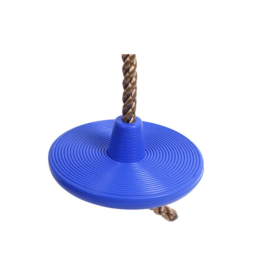 Altalena per albero in corda da arrampicata con piattaforme e sedile per altalena a disco-Set di altalene per parco giochi all'aperto per bambini con moschettone