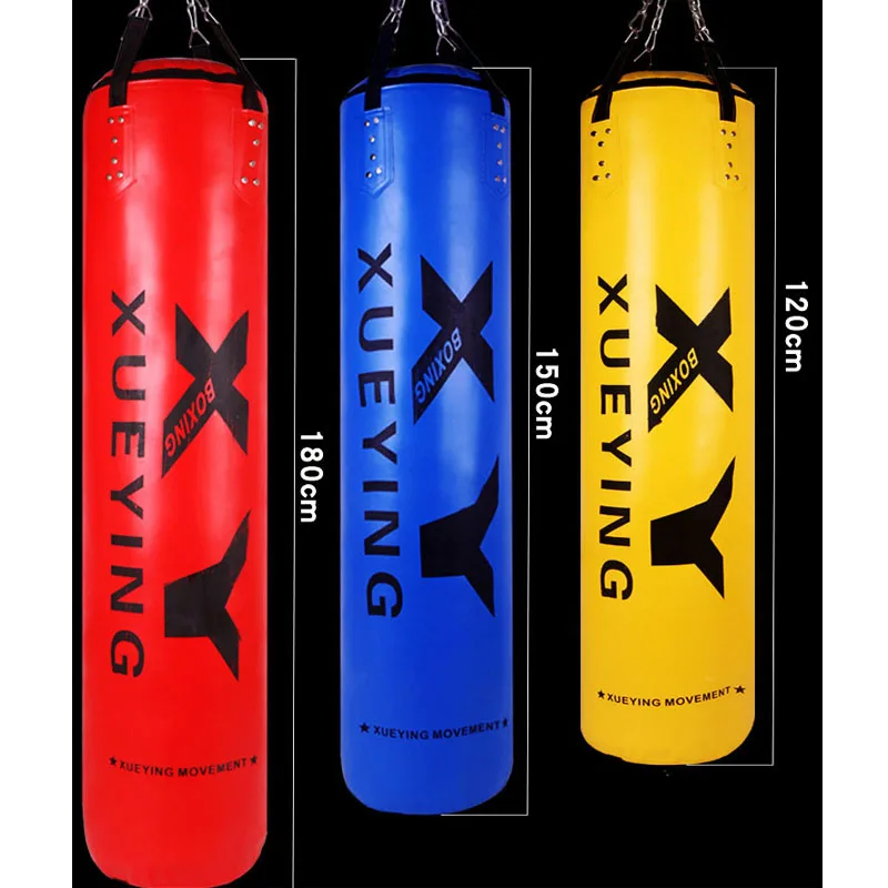 Durable PU Punching Bag for Adults, Hollow Kickboxing Sandbag, Sanda, MMA Thai Training, Men Home Taekwondo, Boxing Training