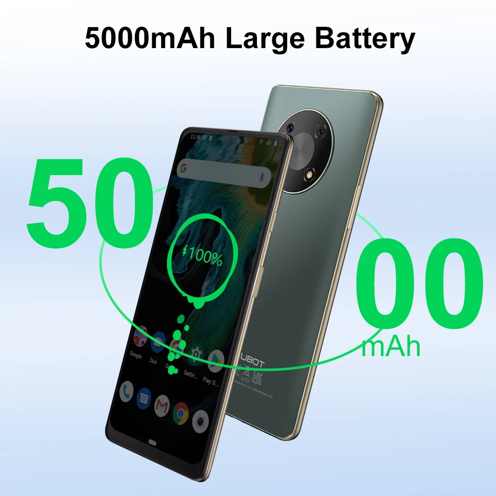 Imagem -04 - Estoque Cubot Max Smartphone 695 Tela Cheia Grande Mini Tablet Câmera Tripla de 48 mp Bateria Maciça de 5000mah Telefone Android 11 Nfc Celular Dual Sim 4g gb de Ram 64 gb Rom 256 gb Estendido Otg em