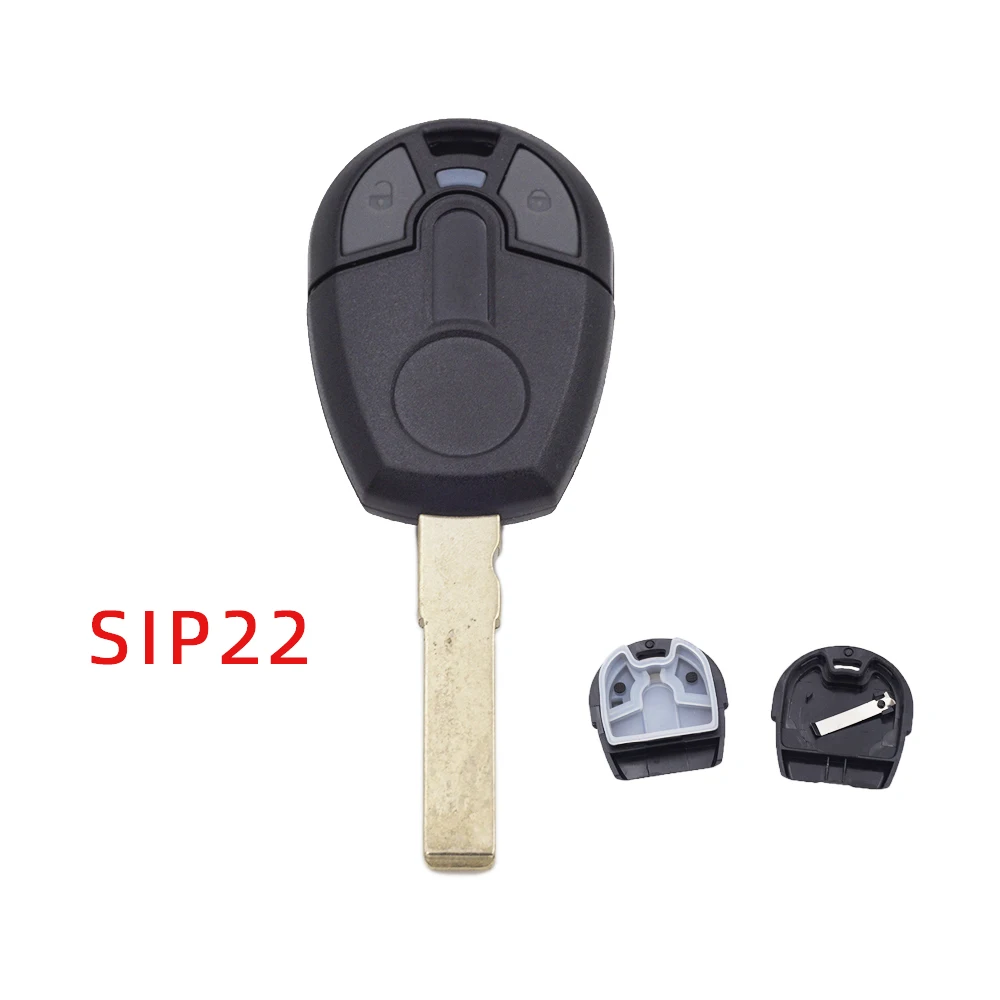 Xinyuexin Remote Car Key Case Shell for Fiat Positron EX300 Transponder Key Cover Blank Case Replacement With SIP22/GT15R Blade