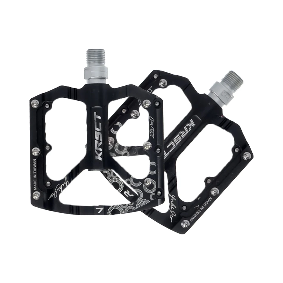 KRSCT Bicycle Pedals Bicycle Pedals 9/16 Inch Spindle Universal Cycling Pedals Aluminum Alloy Light Bike Pedals