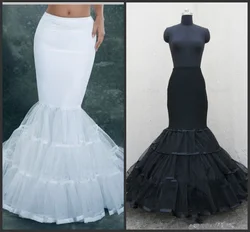 Vestido de baile Vintage de talla grande, enagua de sirena para vestido de novia, enagua de aros blancos, enagua de crinolina, crinolina para niña