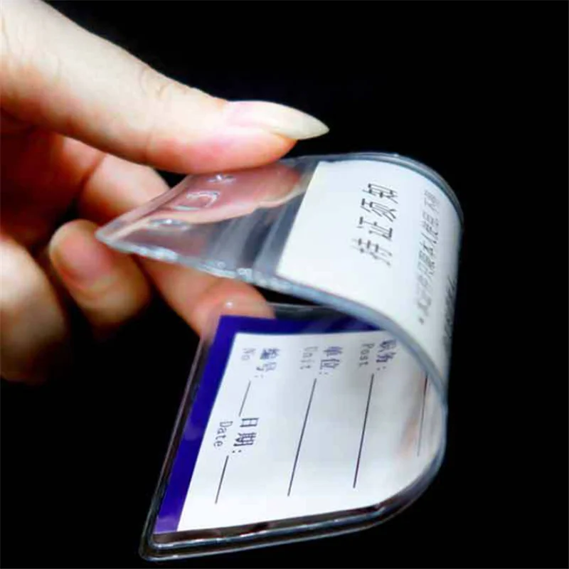 10pcs Pvc Id Credit Card Holder Plastic Card Protector Case To Protect Credit Cards Bank Card Holder Card Cover