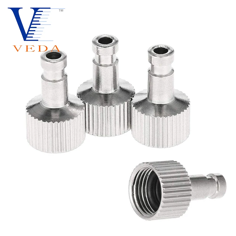 1/2/5Pcs Airbrush Quick Release Plug Coupling Disconnect Coupler Release Adapters with 1/8Male Fitting Airbrush Accessories