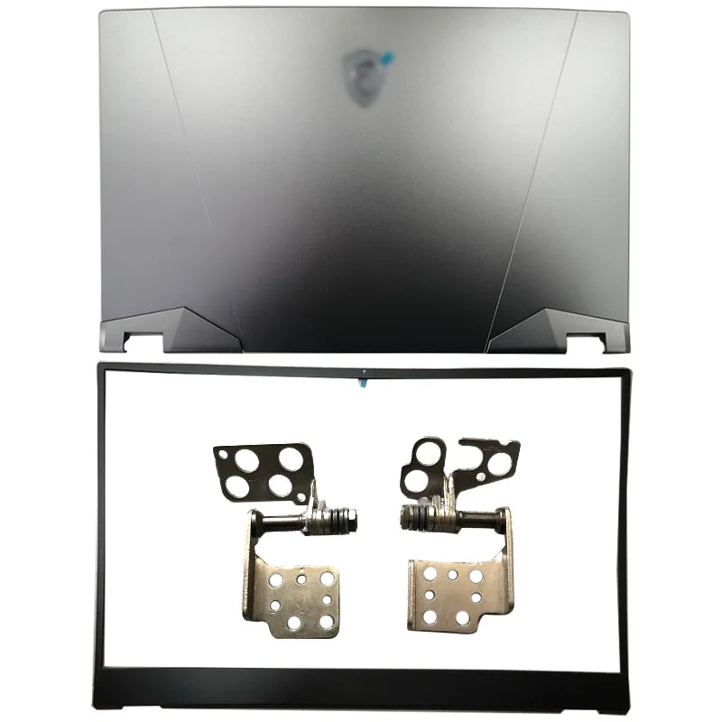 

NEW For MSI GT76 Titan DT 9SG 9SF MS-17H1 Laptop Case LCD Back Cover/Front Bezel/Hinges Silver Notebook Computer Case