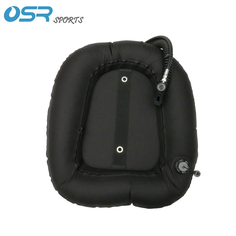 50lbs Scuba Diving Donut Wing Double Tank With Low Pressure Hose Snorkeling BCD Tech Back Plate for Freediving