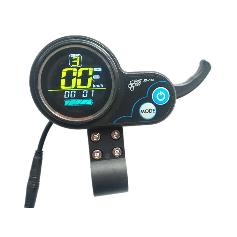 Instrumento de aceleración de JX-168 para patinete eléctrico continental, controlador de 36V, regulador de pantalla LCD, accesorios de acelerador