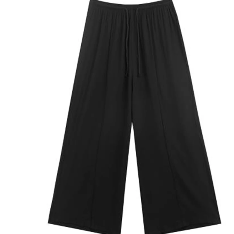 

Men's Pants Spring Casual Straight Leg Pants Wide Leg Pants Bell-Bottom Men's Pants Gothic Hip-Hop Culottes Yamamoto Style