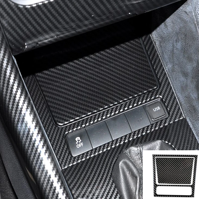 Sticke de decoración interior de coche de fibra de carbono para Volkswagen SCIROCCO