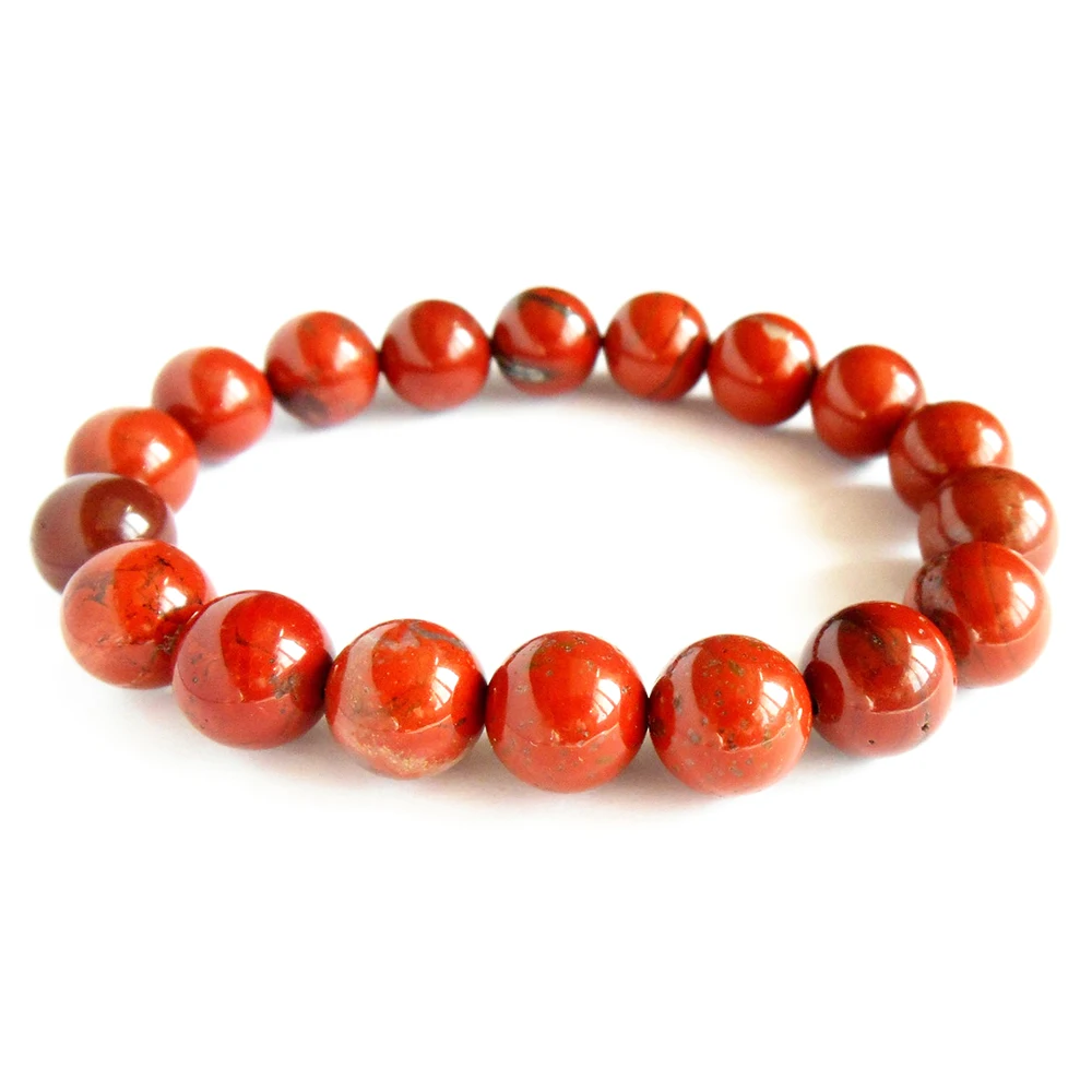 

MG1182 New Design 10 mm Red Jasper Bracelet Gemstone Bracelet Healing Bracelets for Men Yoga Mala Crystal Bracelet