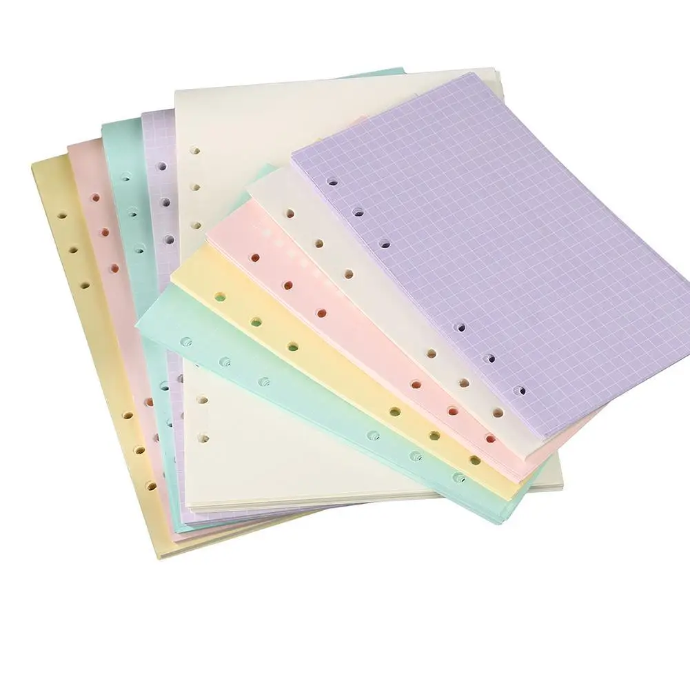 40 Sheets Notebook A5/A6 Filler Papers Sketchbook Loose-leaf Notebook 6 Holes Office School Supplies caderno пушистый блокнот