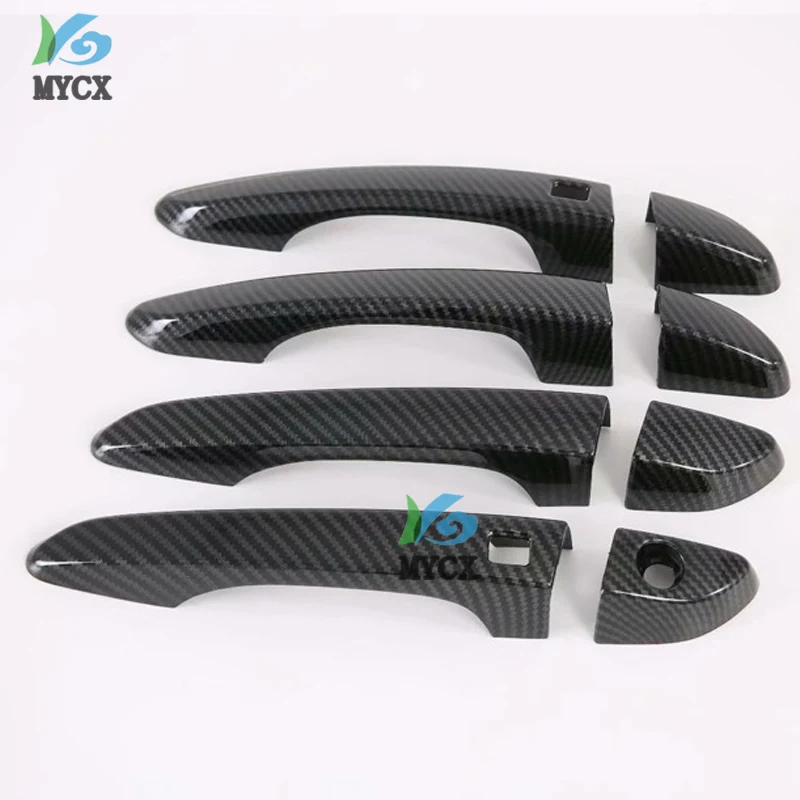 

Для Hyundai Tucson 2019 2020 2 шт. углеродное волокно задний спойлер на лобовое стекло накладка аксессуары ABS углеродное волокно