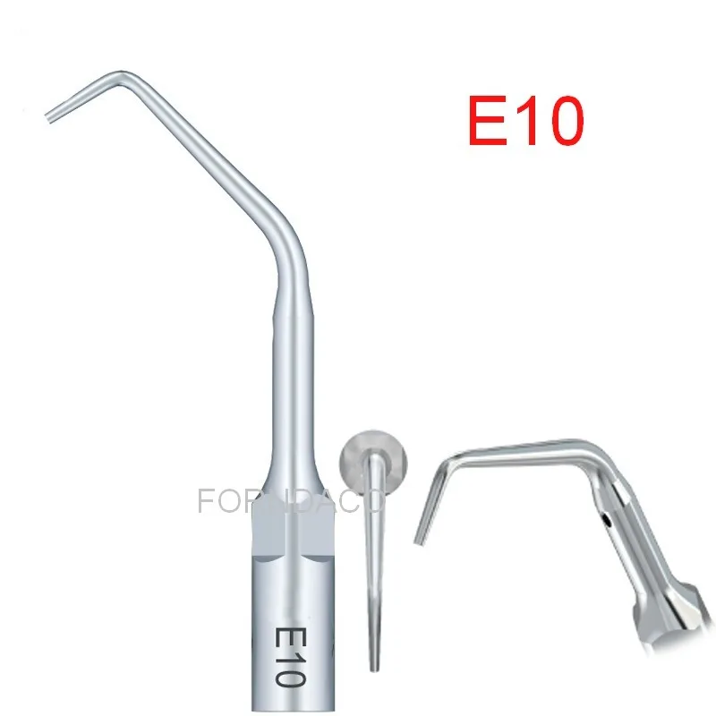 

2pcs E10 Dental Scaler Tips For EMS Woodpecker Scaler Handpiece Dental Ultrasonic Scaler Scaling Tip Dental Equipment Dentist