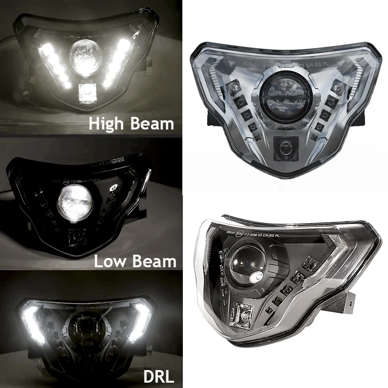 

G310R LED Headlight For BMW G310GS G310R G310 GS Replacement Head Lamp Kit Waterproof IP67 NEW MOD EMark Approved!!