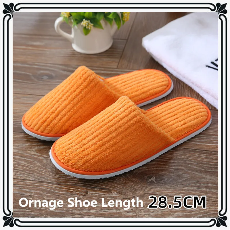 5 Pairs Winter Slippers Men Women  Hotel Disposable Slides Home Travel Sandals Hospitality Footwear One Size on Sale