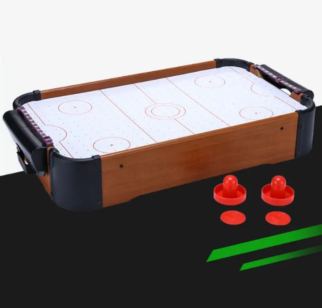 15in Portable Tabletop Air Hockey Arcade Table for Game Room  With 2 Pushers And 1 Puck For Children Christmas Present Gift