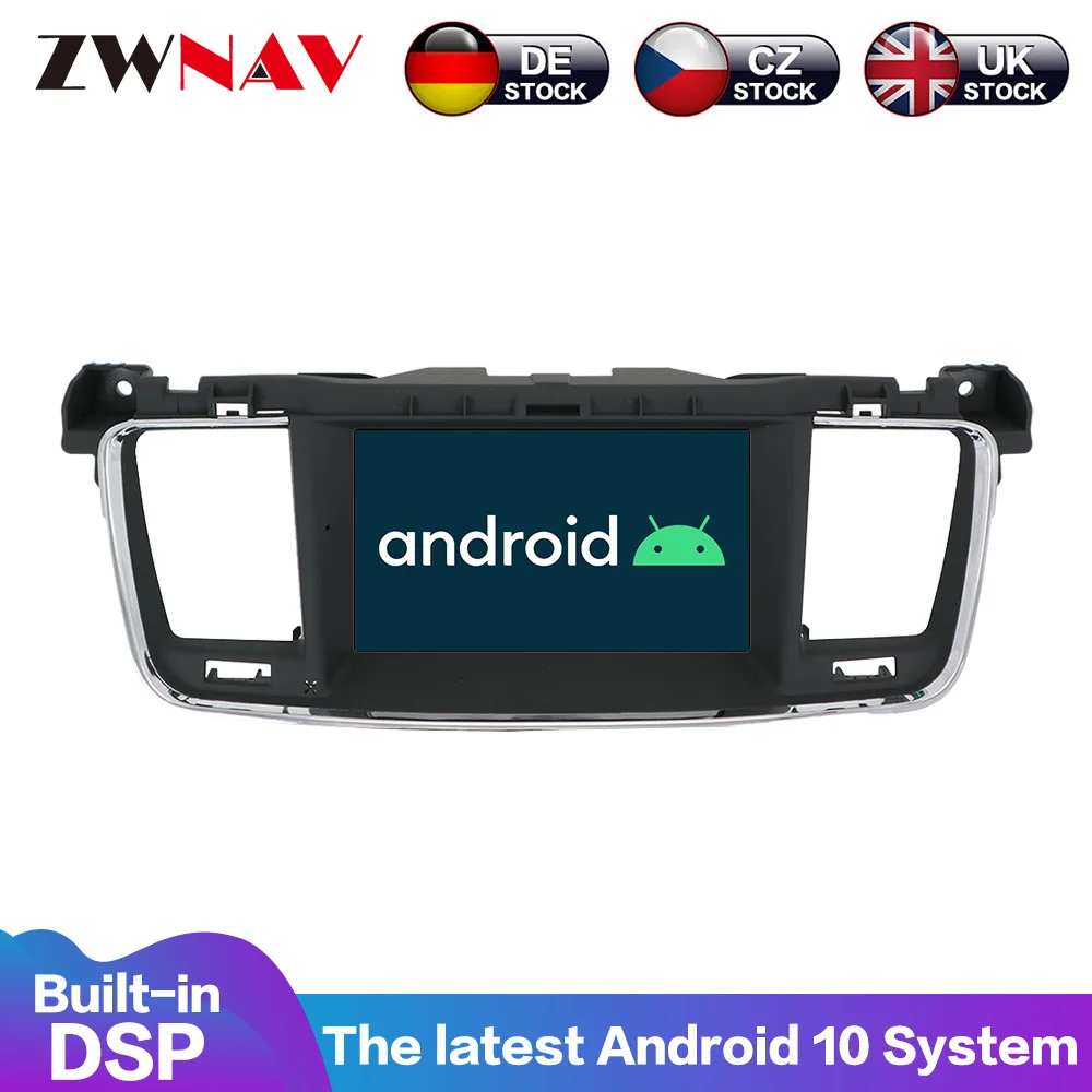 Android 10.0 4G+64GB Car multimedia DVD Player Radio For PEUGEOT 508 2011 - 2018 car GPS Navigation video Stereo Head unit Audio