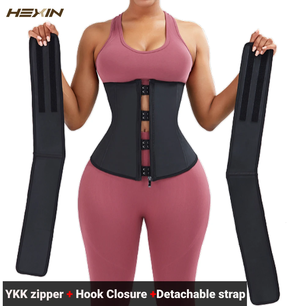 Shaperwear Latex Waist Trainer Weight Loss 7 Steel Bone Cincher Body Shaper Tummy Control Strap Slimming belt Fitness Corset