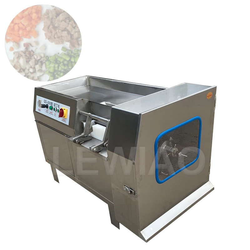 Frozen Fresh Meat Dicing Machine Poultry Bone Dicer Vegetable Cutting Machine