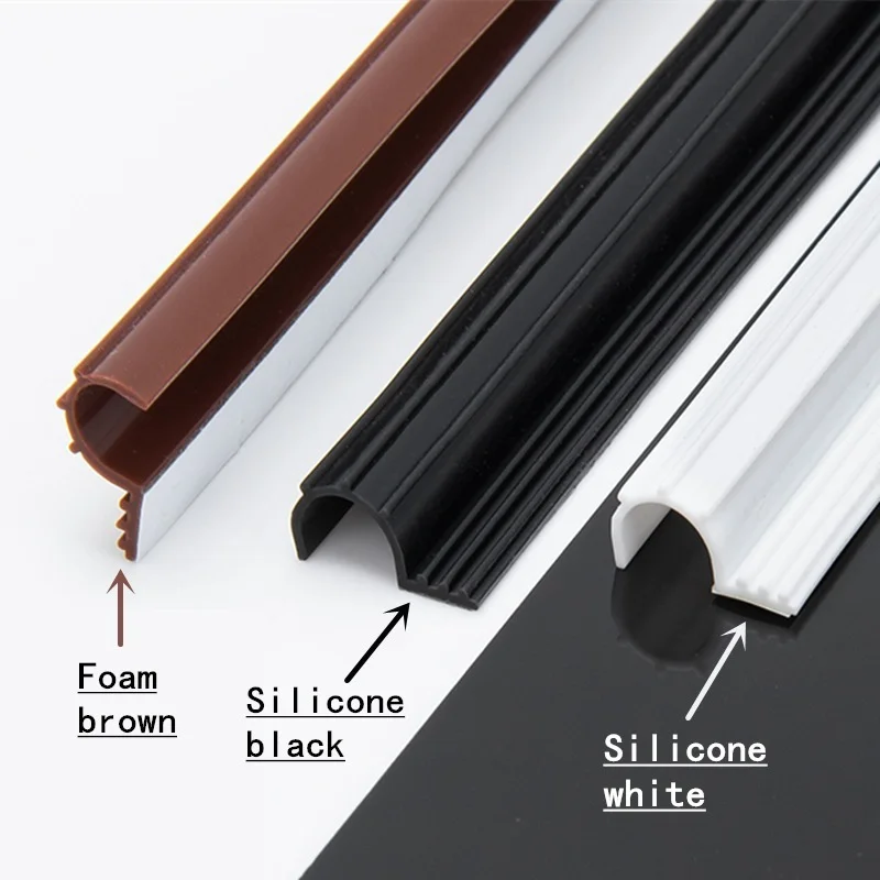 4M Strong Self-adhesive Door Window Sealing Strip Soundproof Foam Seal Tape Weather Stripping Gap Sealer Filler Window Hardware