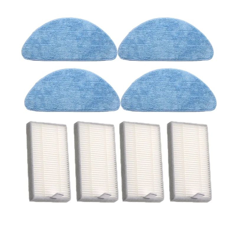 ผ้า Mop Rag HEPA แปรงด้านข้างแปรงด้านข้างสำหรับ Okami U100เลเซอร์ Plus เครื่องดูดฝุ่นหลัก Roller แปรง Mopping Pad อะไหล่อุปกรณ์เสริม