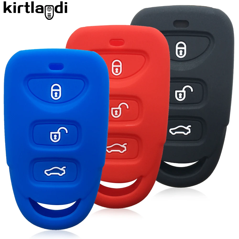 Kirtlandi Remote Key Case Cover Car Keychain for Hyundai Accent Sonata Tucson Avante Santa Fe for Kia Magentis Accessories Shell