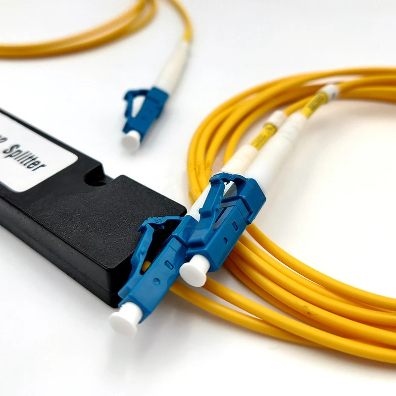 Optic FBT Fiber Splitter LC/UPC Connector 1x2 SM 1310/1550nm  Fused Biconical Taper Fiber splitter