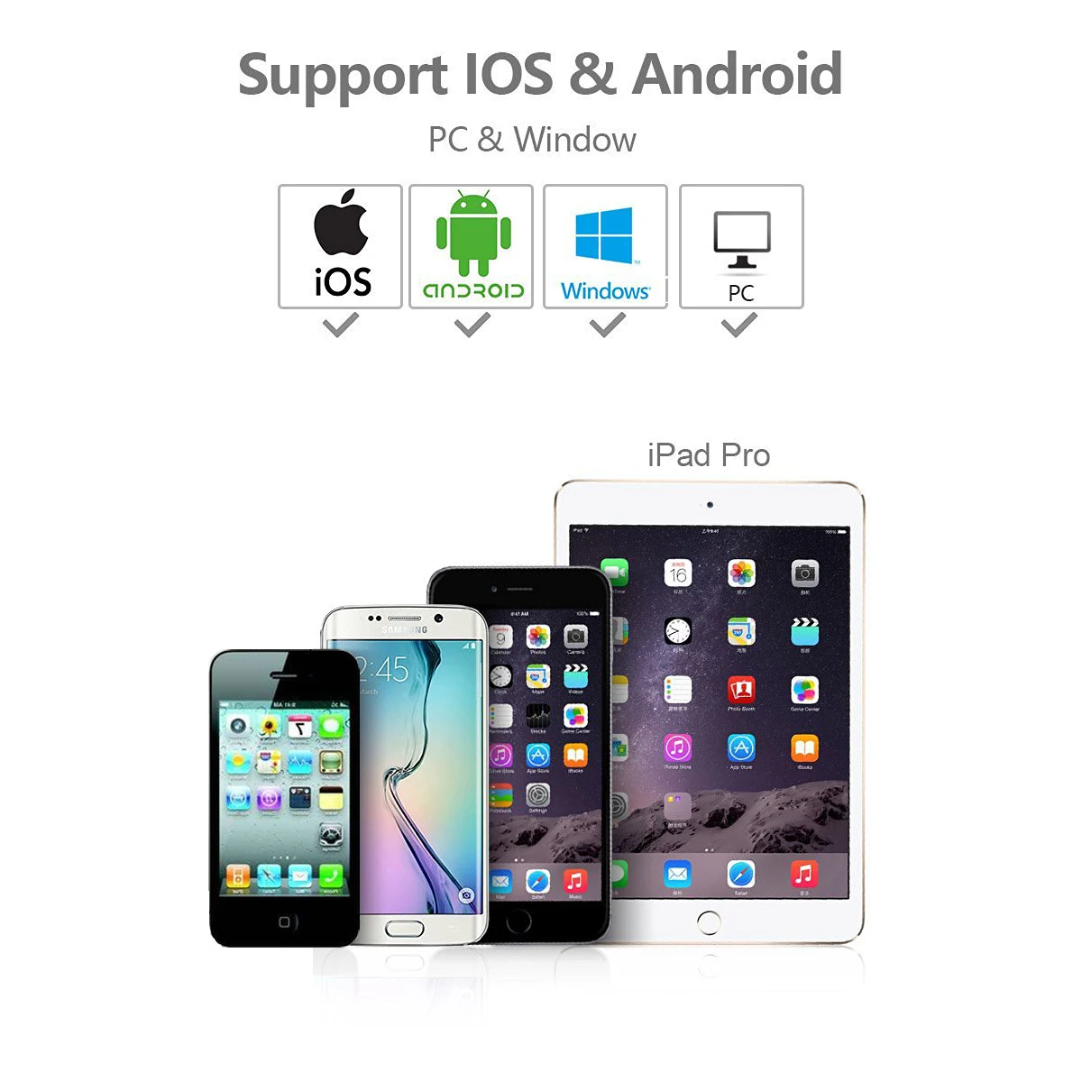 Cámara endoscópica WIFI 1080P, cámara de inspección inalámbrica HD de 8mm, 2M, 3,5 M, 5M, Flexible, para Android e IOS