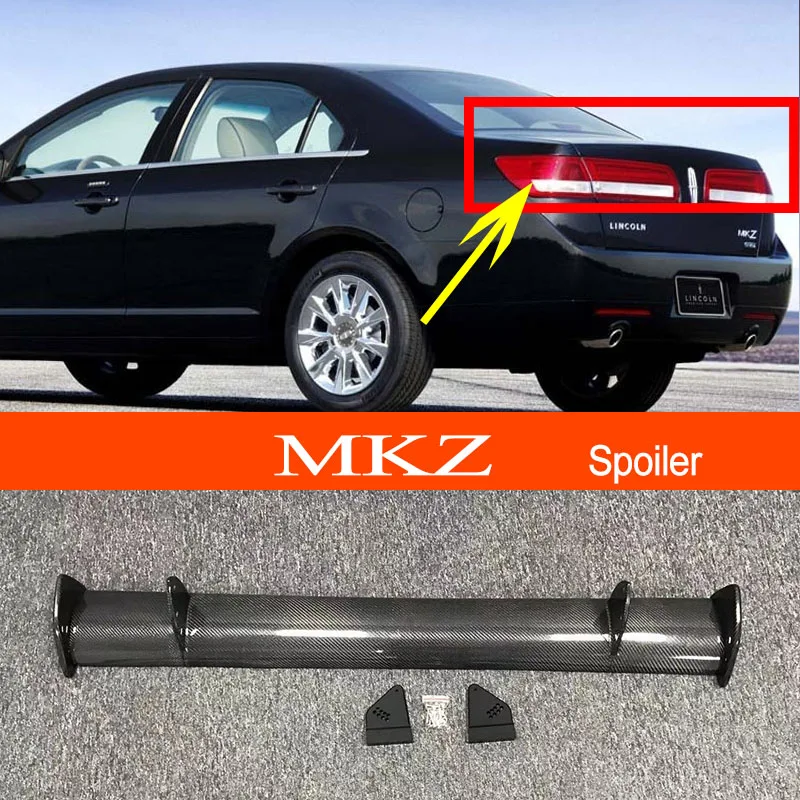 

MKZ 2007-2011 Real Carbon Fiber / FRP GT-style Car-styling Sporty Rear Trunk Wing Spoiler for Lincoln MKZ 2007-2011 Sedan