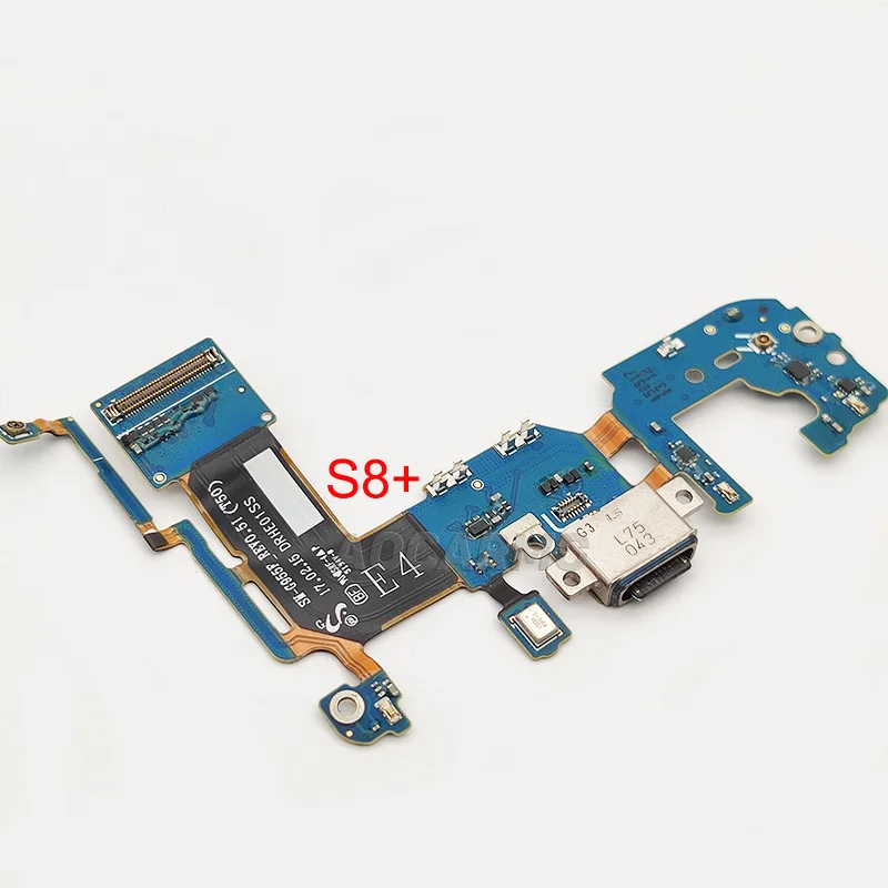 Aocarmo-Port de chargement USB + connecteur micro S6, câble flexible de réparation pour Samsung Galaxy S8 Plus G950 S8 + G955U G955F G955N