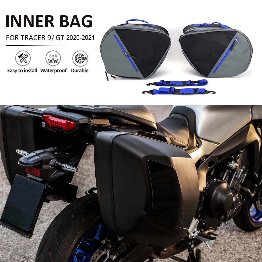 

New Motorcycle Accessories Waterproof Liner Inner Luggage Storage Side Box Bags For YAMAHA Tracer 9 Tracer9 GT 2020 2021