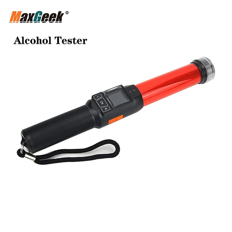 

Maxgeek 2-In-1 Breath Alcohol Tester With OLED Display Screen Used For Traffic Cops Police Baton