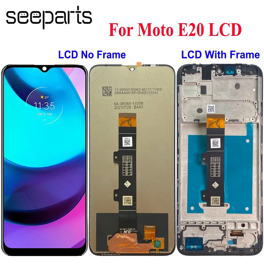 

Tested Well 6.5" For Motorola Moto E20 Lcd Screen Display Touch Digitizer Assembly E20 XT2155 XT2155-1 Replacement Screen