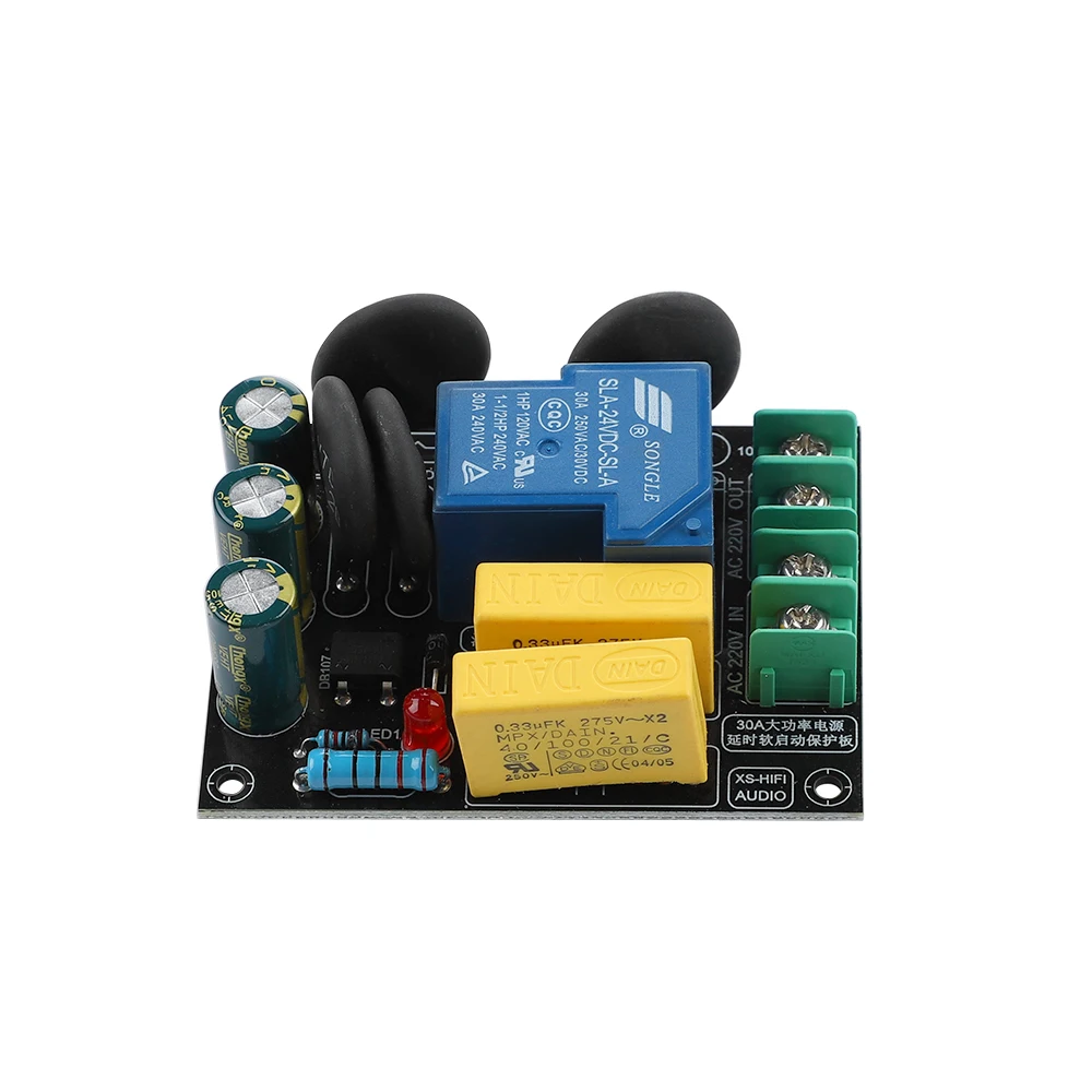 AIYIMA 2000W Klasse A Verstärker Power Verzögerung Soft-Start Board Power Versorgung Schutz Bord AC220V Eingang