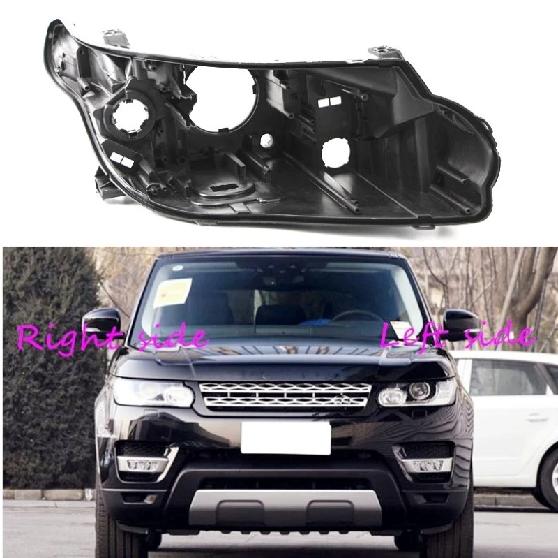 

База фары для Land Rover Range Rover Sport 2014 2015 2016 2017, дом фар автомобиля, задняя база, передняя авто фара, задний дом