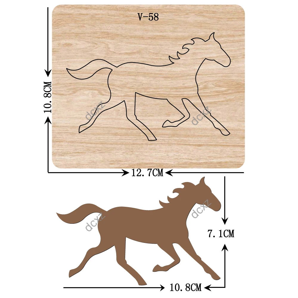 

New horse wooden dies cutting dies scrapbooking V-58