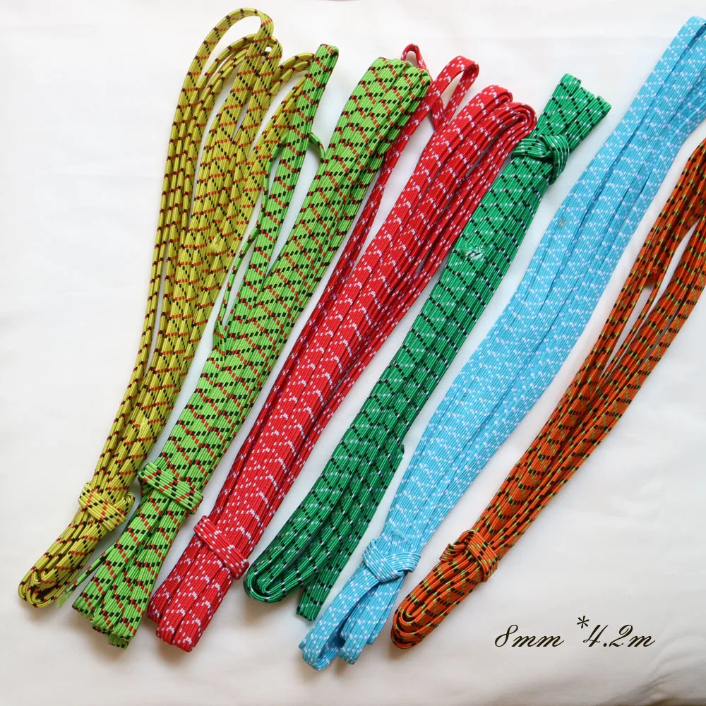 

1pc 8mm*4.2m elastic band sewing elastique multi color fitas strong strip for clothing