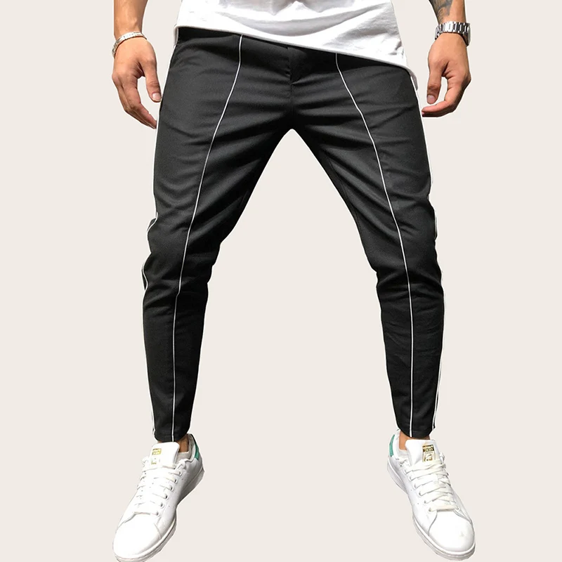 2019 Men Sweatpants Male Sportswear Spring Autumn Casual Trousers Straight Pants Hip Hop High Street Joggers Sweatpants