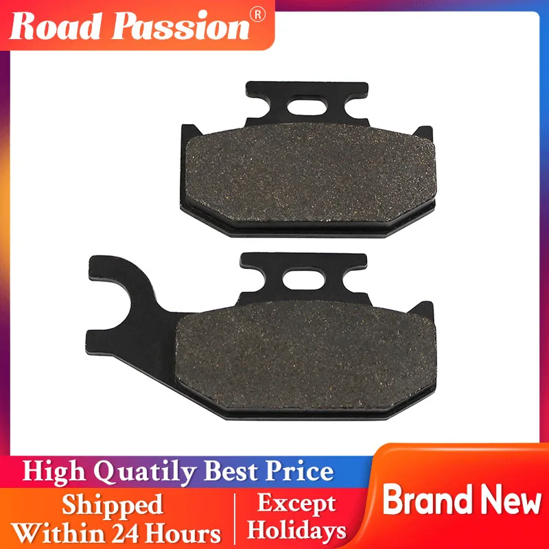 Road Passion Motorcycle Rear Brake Pads For YAMAHA YXR66 Rhino YXR450 YXR660 YFM700 Raptor Anniversary Edition