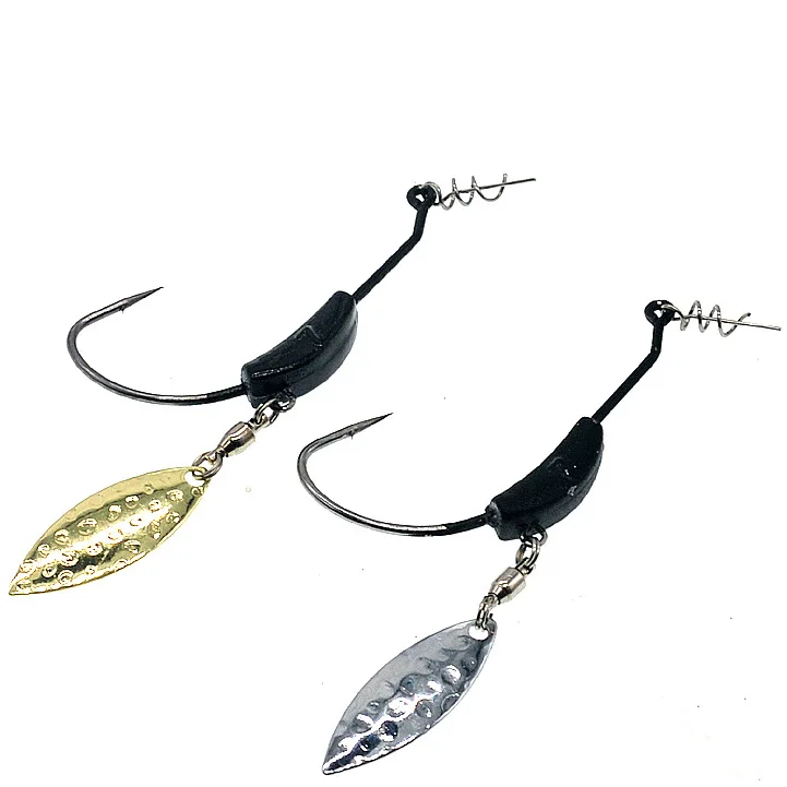 Jig Head Spinner con rodamientos para señuelos de vinilo - imagen 3