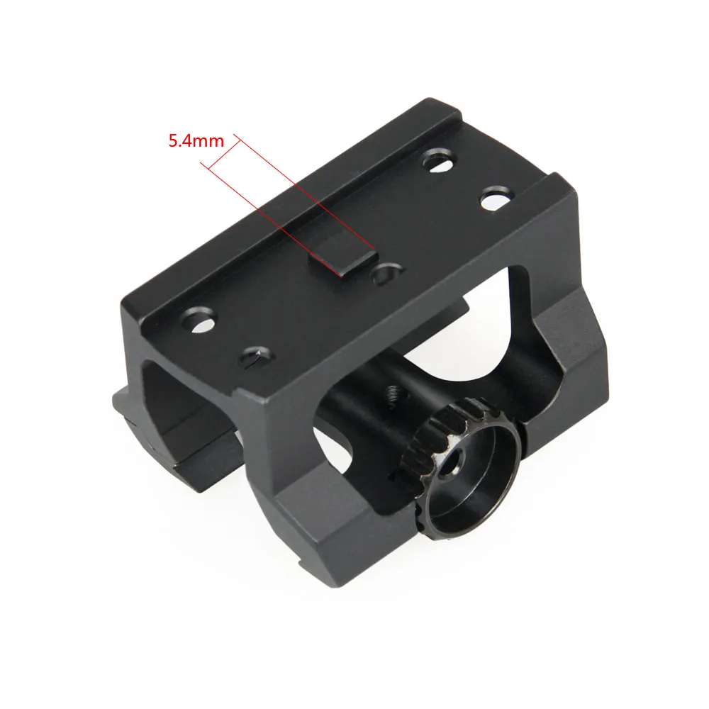 PPT Riser Mount para arma tática, Red Dot Sight, acessórios Airsoft, cor preta, T-1, T-2, RMO, AK, M16, HK24-0149