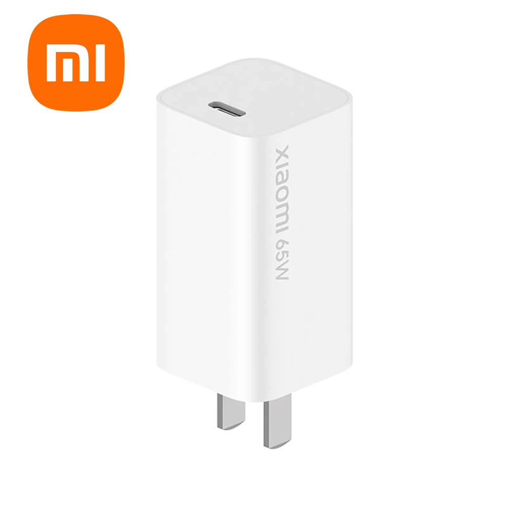 Original Xiaomi Mi 65W Fast Charger with GaN Tech for Xiaomi 10 Pro 50W Max 45 Minutes Fully 100% Charged