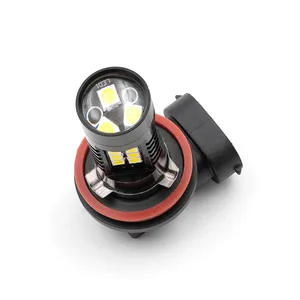 2 chiếc CANBUS Trắng Không có lỗi H8 H11 Đèn sương mù LED cho 09-17 VW Volkswagen Polo MK5 GTI Hatch 6R 61 61 Đèn LED LED Đèn lái 10 Bán hàng chính VW Polo 6R Farol - №6