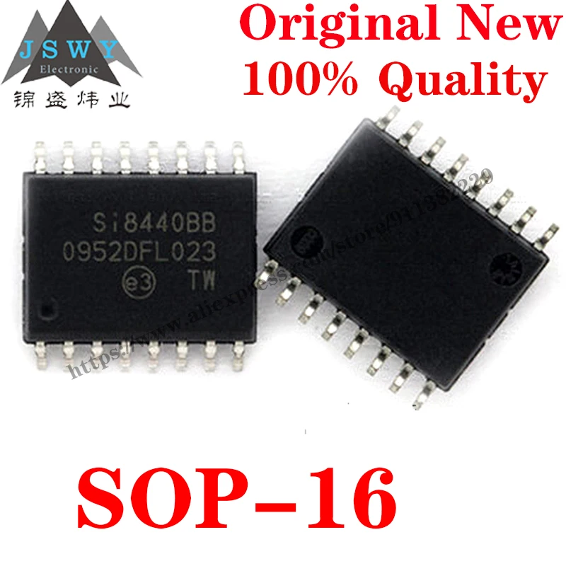 

10~100PCS SI8440BB-D-IS SOP16 Semiconductor Interface IC Digital Isolator IC Chip with for module arduino Free Shipping SI8440BB