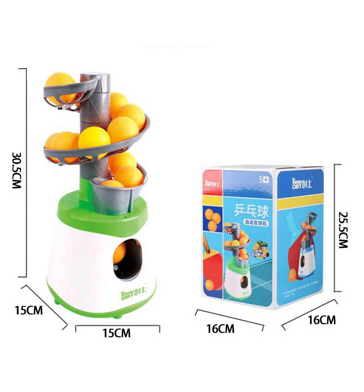 2024 Verbesserter tragbarer Tischtennisballkrug Dual-Stromversorgungsversion Ping-Pong-Ball-Roboter-Pitching-Maschine für Trainer – Detail 20